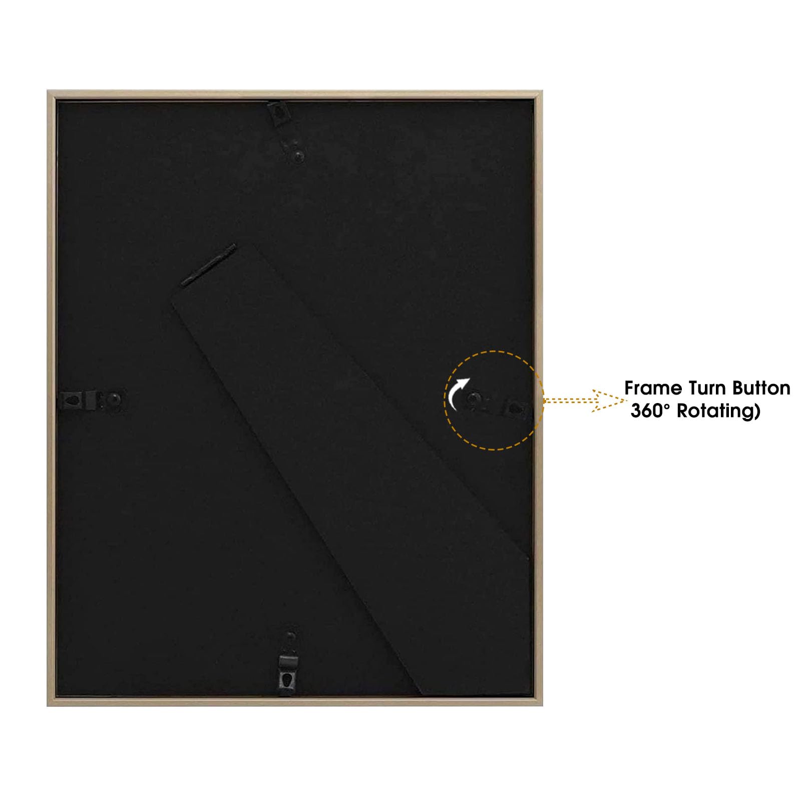 Golden State Art, 4x6 Aluminum Collage Frame, Displays 6x4 Pictures With 2 Openings Mat or One 8x10 Photo, Real Glass, Portrait/